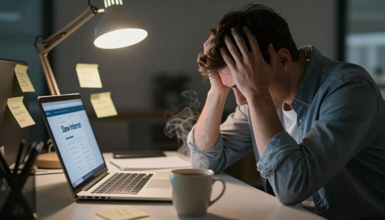 чому повільний інтернет