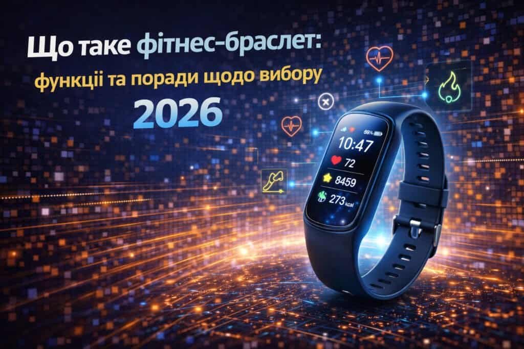 Що таке фітнес-браслет — розумний фітнес-трекер для контролю здоров’я та активності