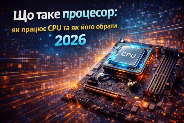 Що таке процесор CPU — центральний процесор комп’ютера на материнській платі