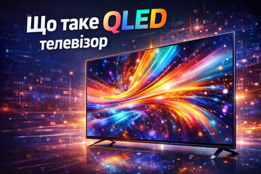 Що таке QLED телевізор — принцип роботи технології квантових точок у сучасних телевізорах