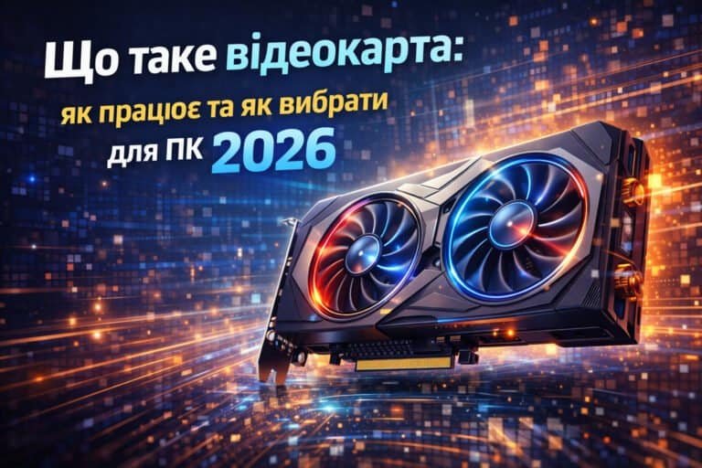 Що таке відеокарта — графічний процесор GPU для комп’ютера з системою охолодження