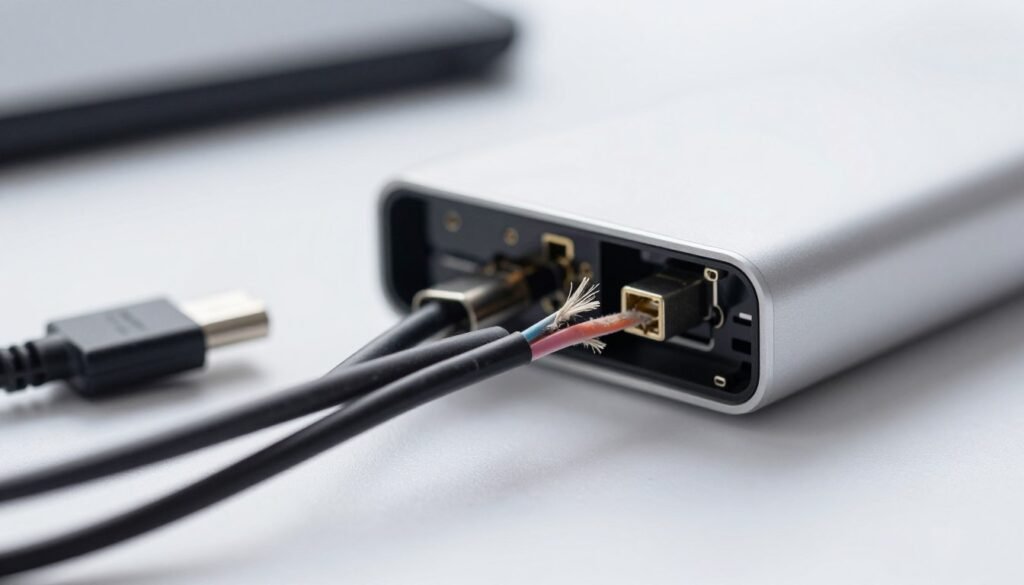 несправний кабель повербанка